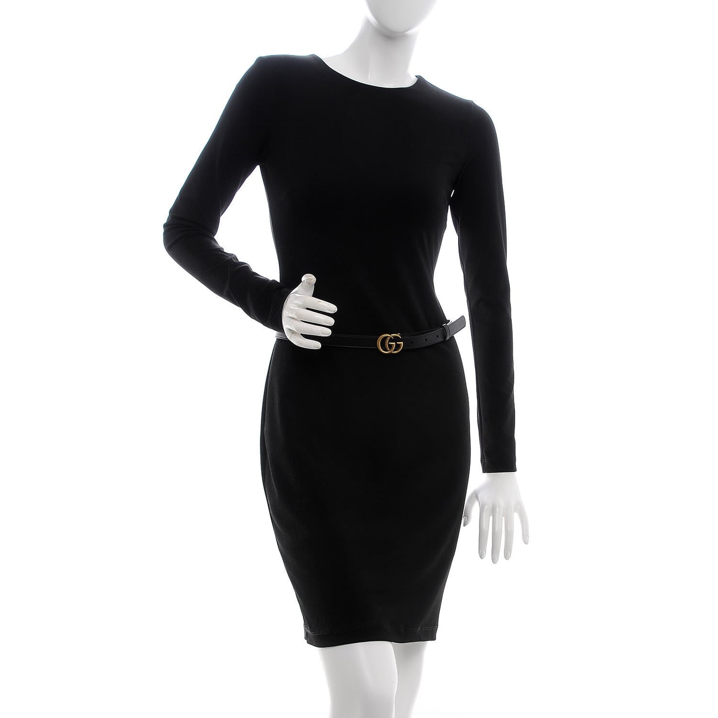 Calfskin Double G 20mm Belt 85 34 Black