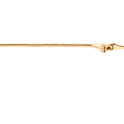 Gucci Metal Pearl Cat Eye Sunglasses GG0364S Gold 5 of 8