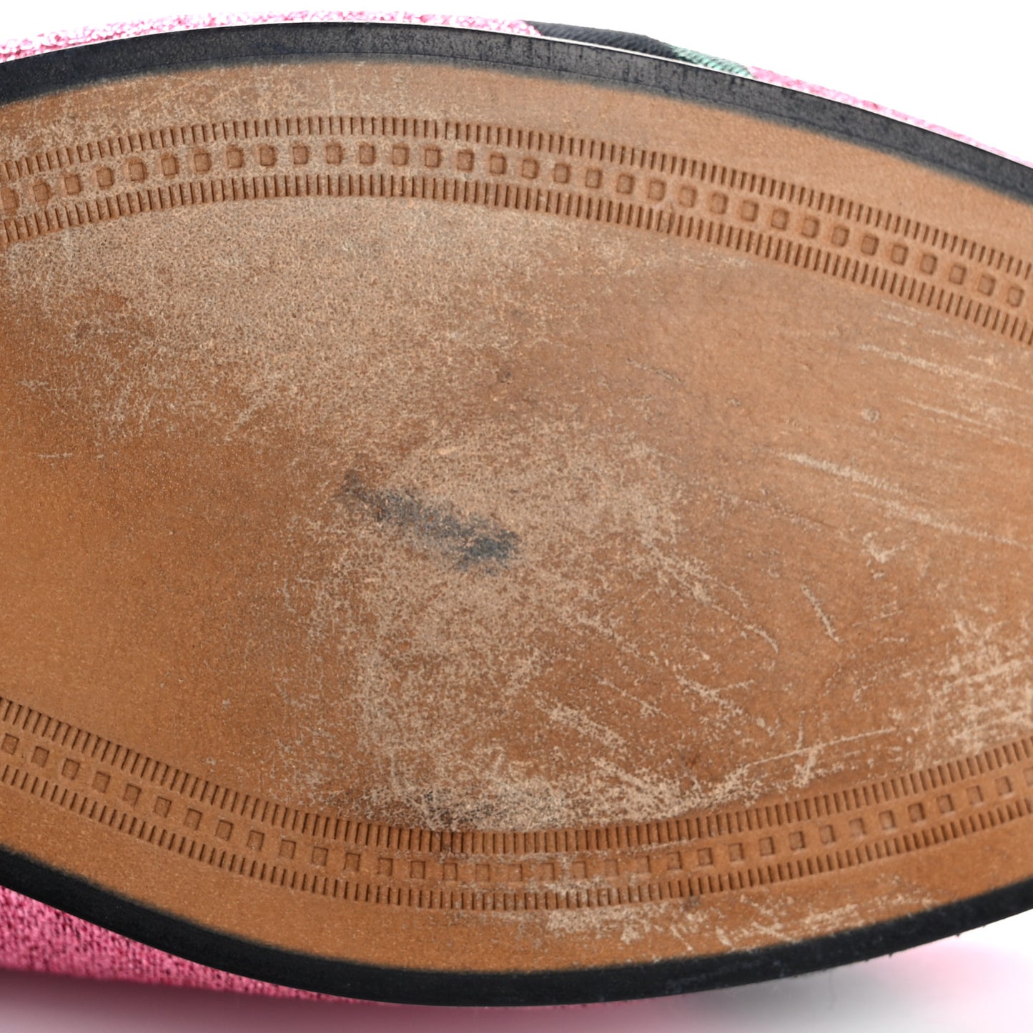 Metallic Jacquard Geometric Horsebit Womens Jordaan Loafers 37 Pink Green Black