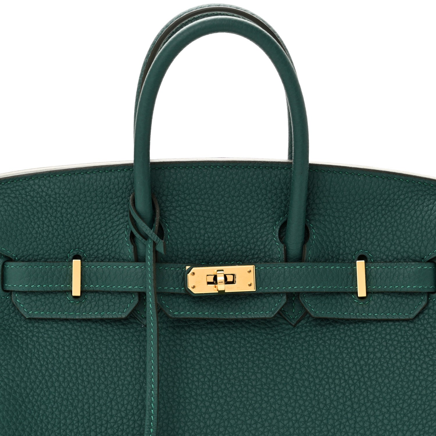 Hermes Togo Birkin 25 Malachite 7 of 10
