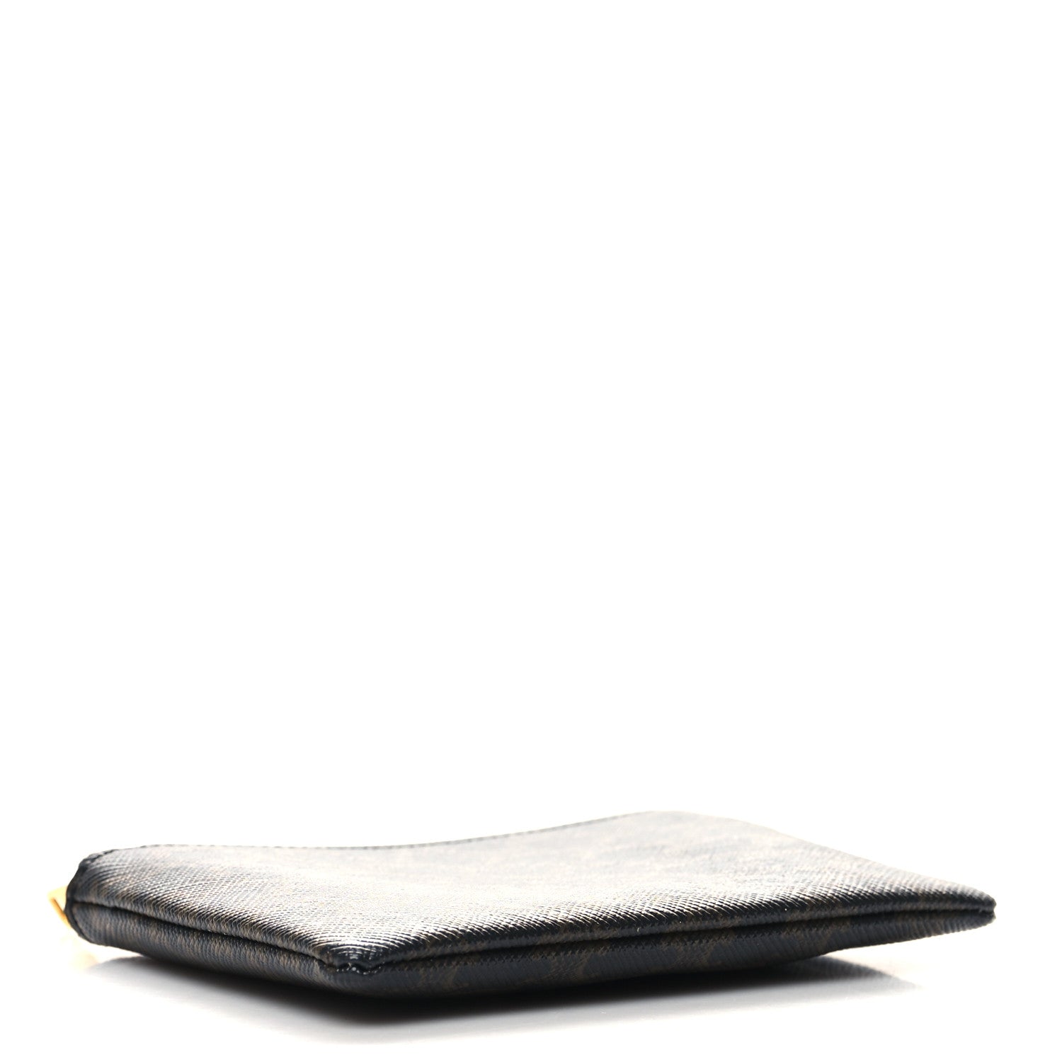 Celine Triomphe Canvas Coin and Card Pouch With Hook Black 4 of 8
