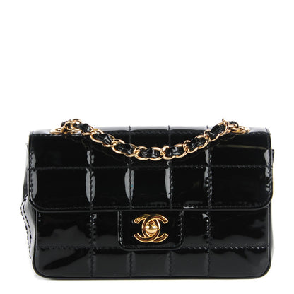 Chanel Patent Square Stitched Mini Flap Black 1 of 8
