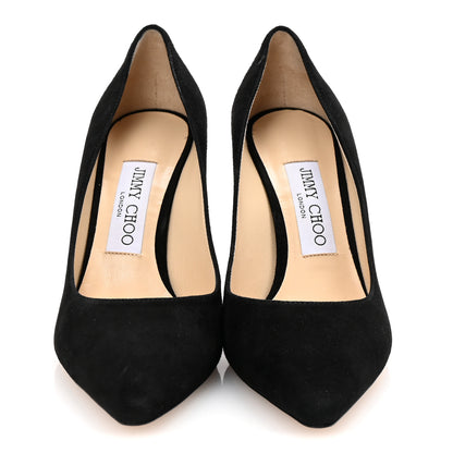 Jimmy Choo Suede Romy 85 Pumps 36 Black 3 of 9