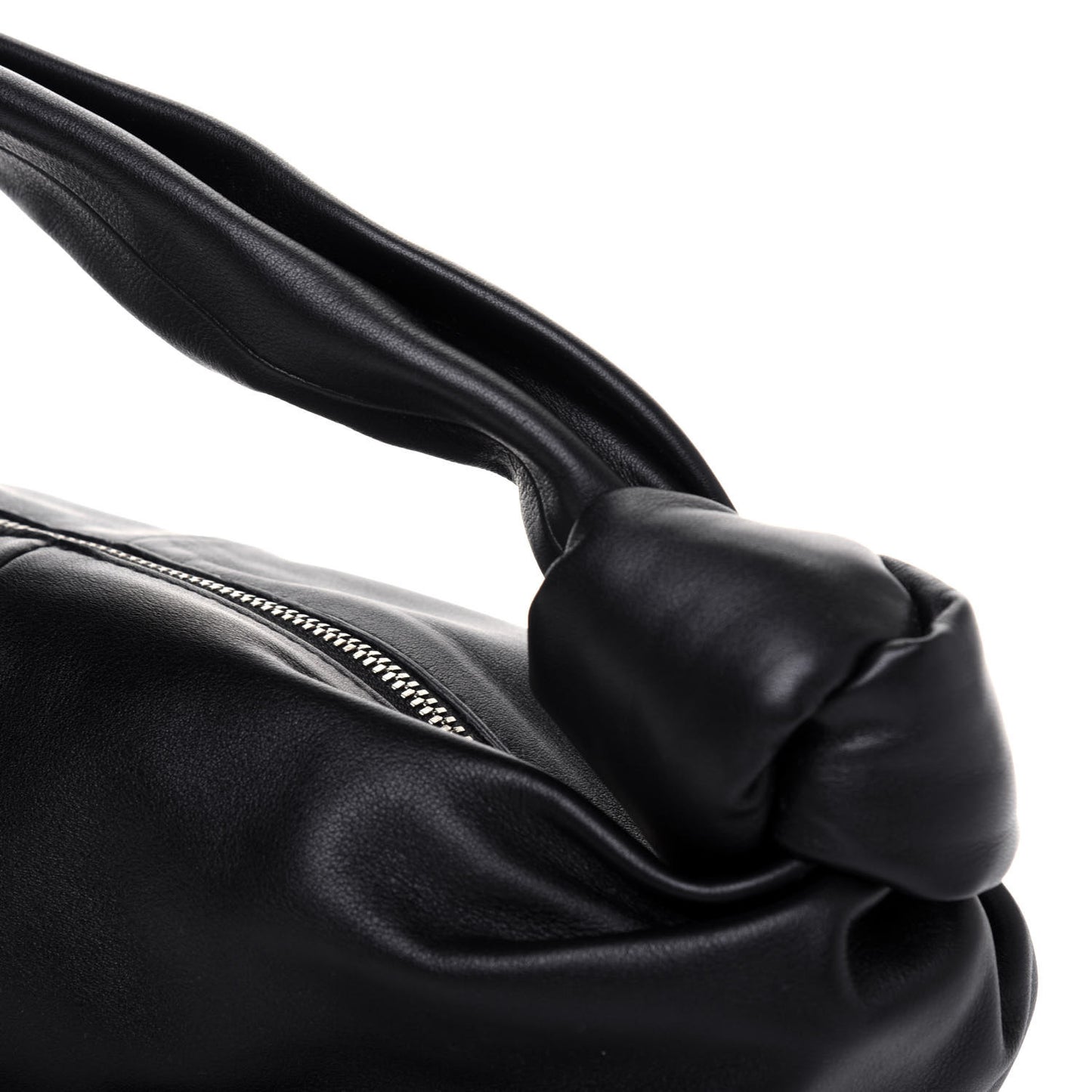 Calfskin Mini Double Knot Bag Black