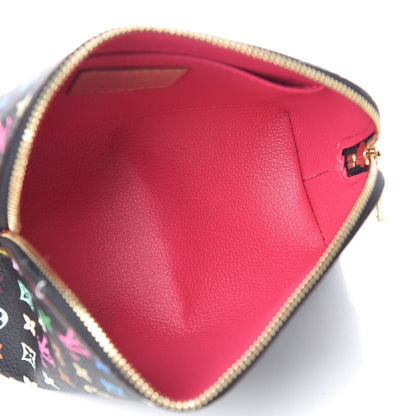 Louis Vuitton Monogram Multicolor Cosmetic Pouch Black Grenade 7 of 10