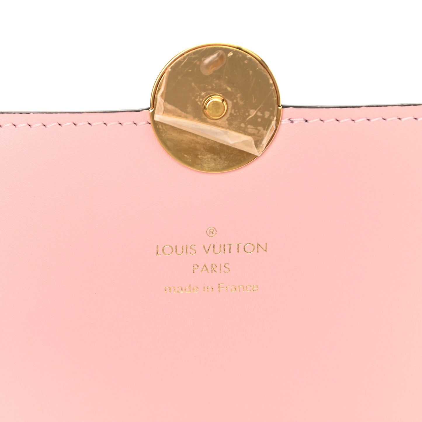 Monogram Flore Chain Wallet Rose Ballerine