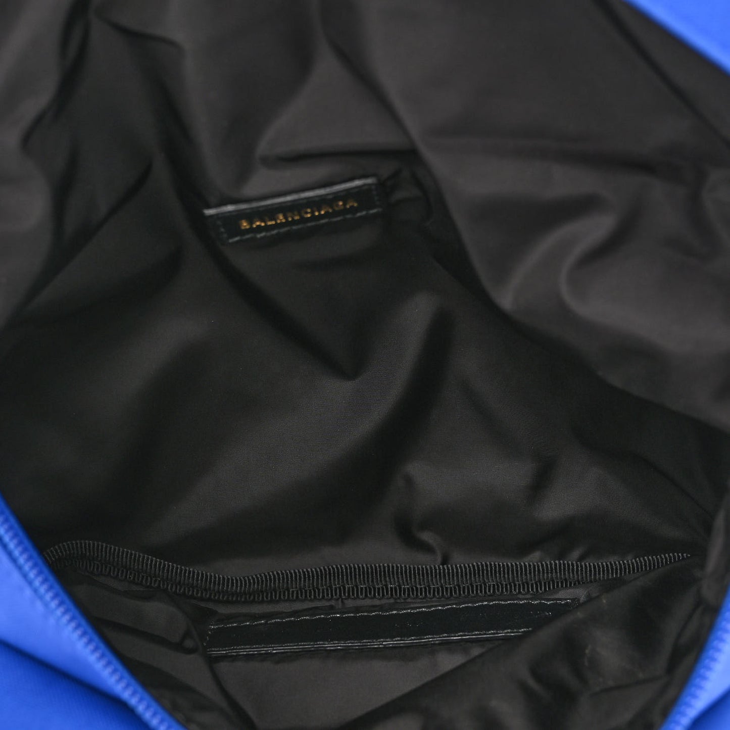 Sport Nylon Logo Embroidered Wheel Beltpack Electric Blue Black