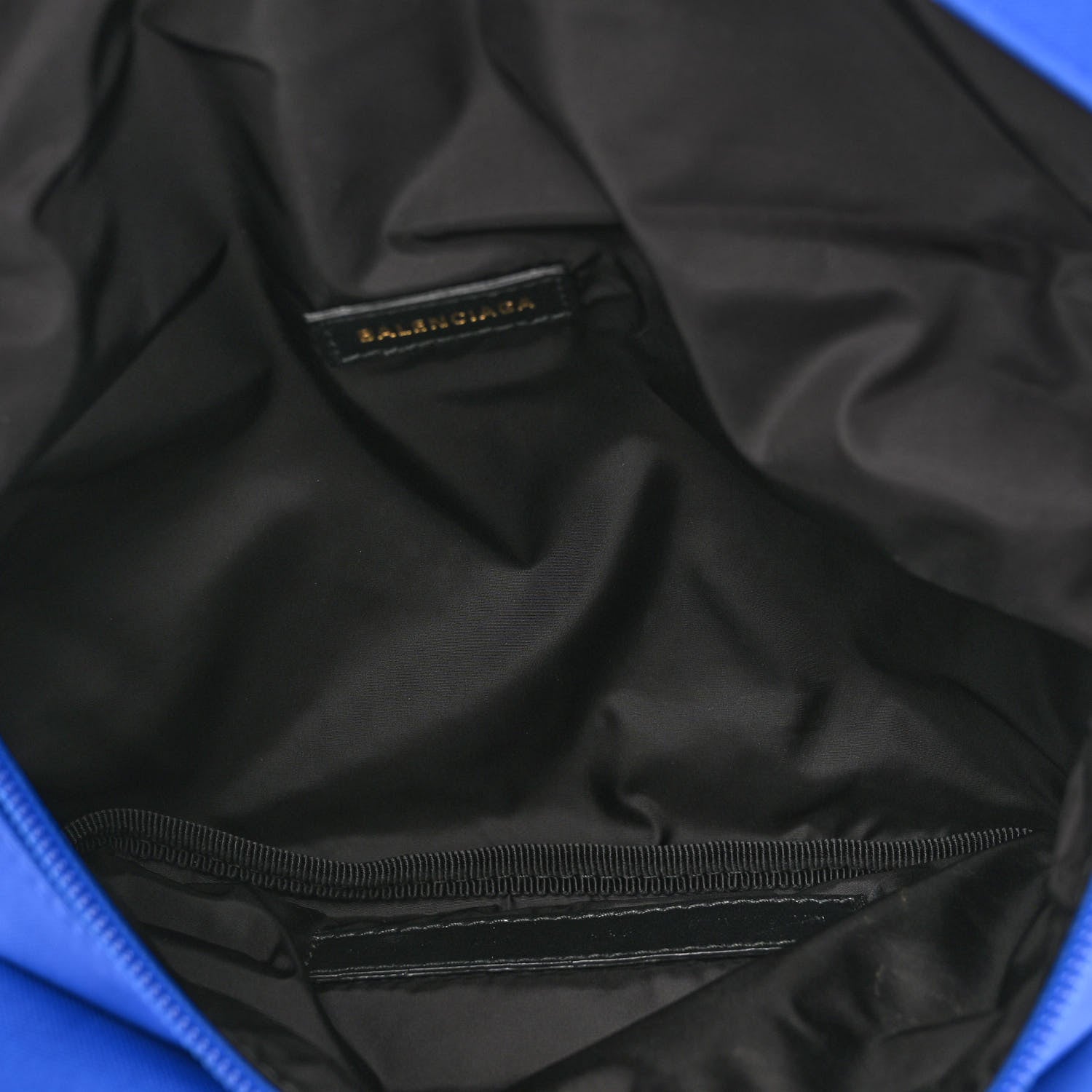 Balenciaga Sport Nylon Logo Embroidered Wheel Beltpack Electric Blue Black 5 of 10