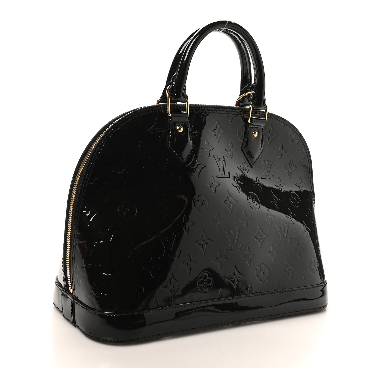 Louis Vuitton Vernis Alma PM Black 3 of 9