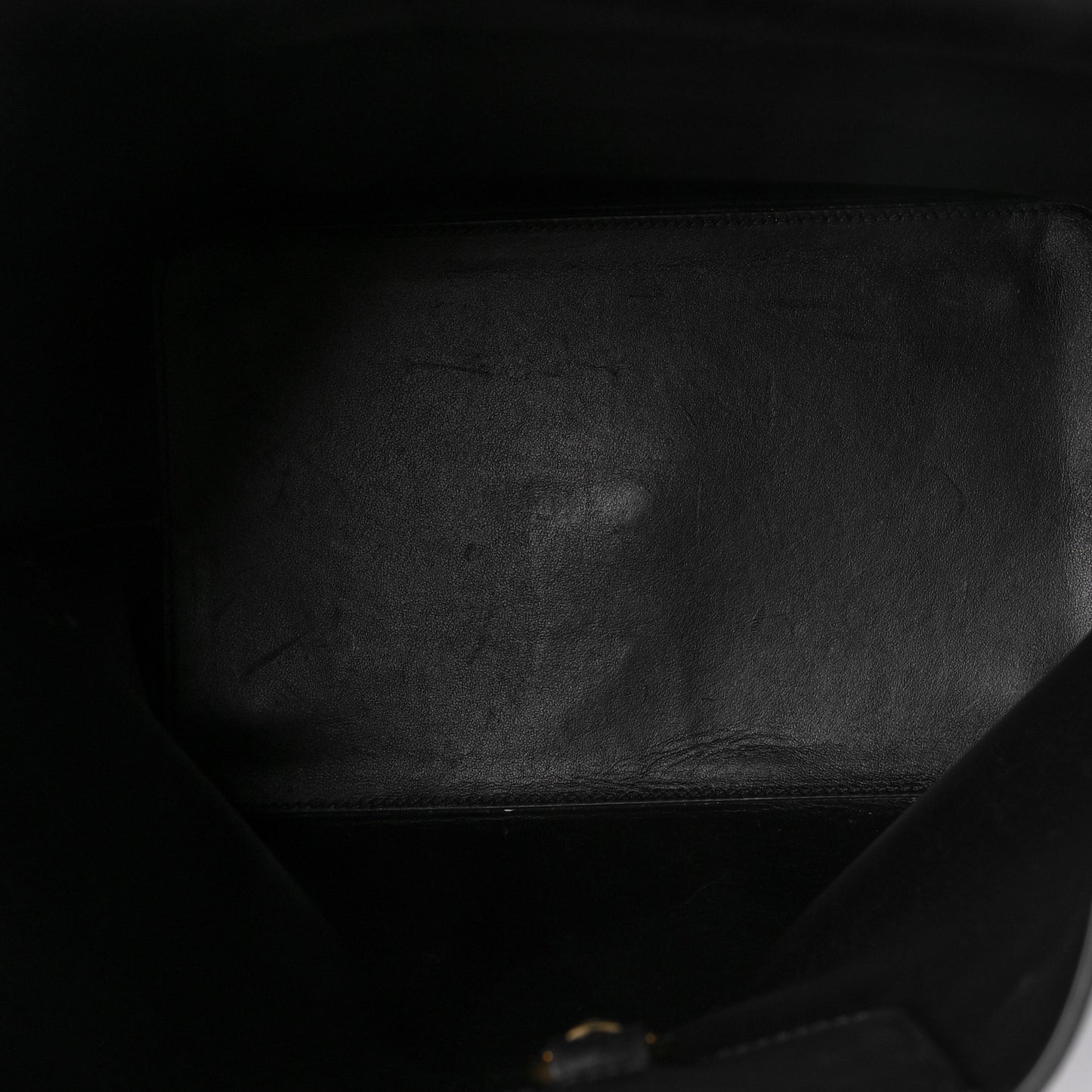 Grainy Calfskin VLogo Escape Hobo Bag Black