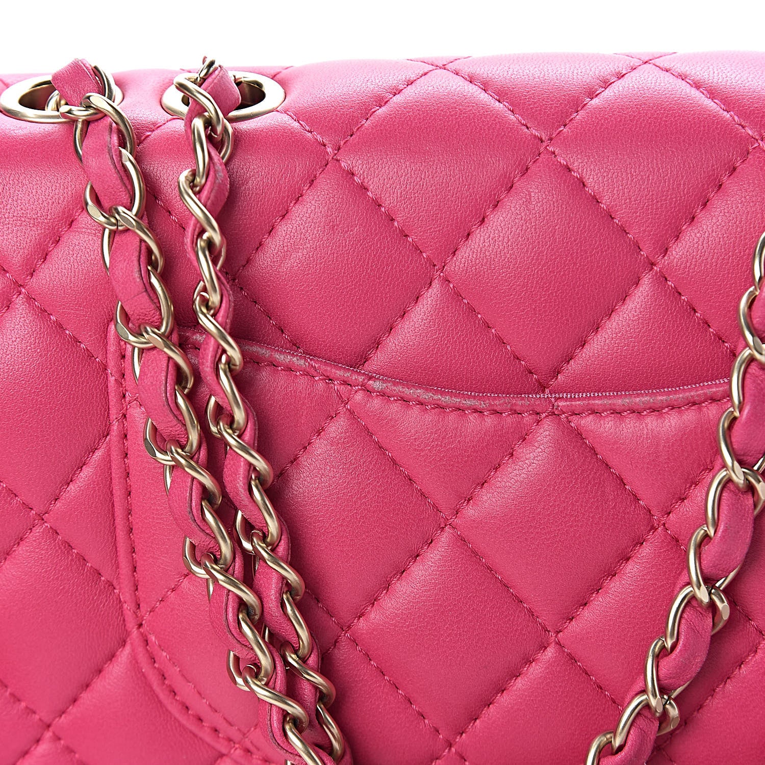 Chanel Lambskin Quilted Mini Mademoiselle Chic Flap Pink 9 of 15