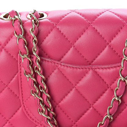 Chanel Lambskin Quilted Mini Mademoiselle Chic Flap Pink 9 of 15