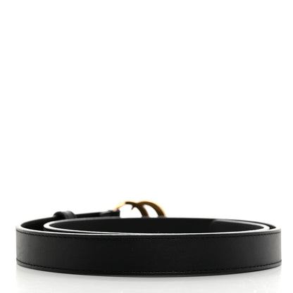 Gucci Calfskin Double G 20mm Belt 70 28 Black 2 of 7