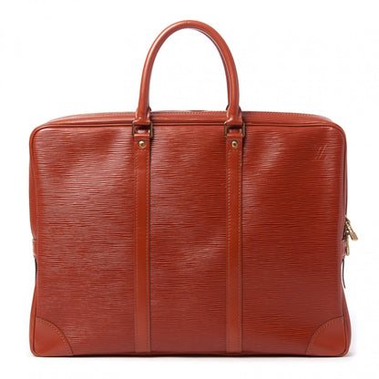 Louis Vuitton Epi Porte-Documents Voyage Briefcase Kenyan Fawn 1 of 8