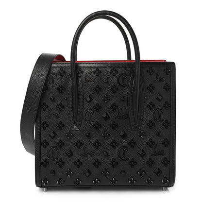 Christian Louboutin Calfskin Spikes Medium Paloma Black 1 of 7