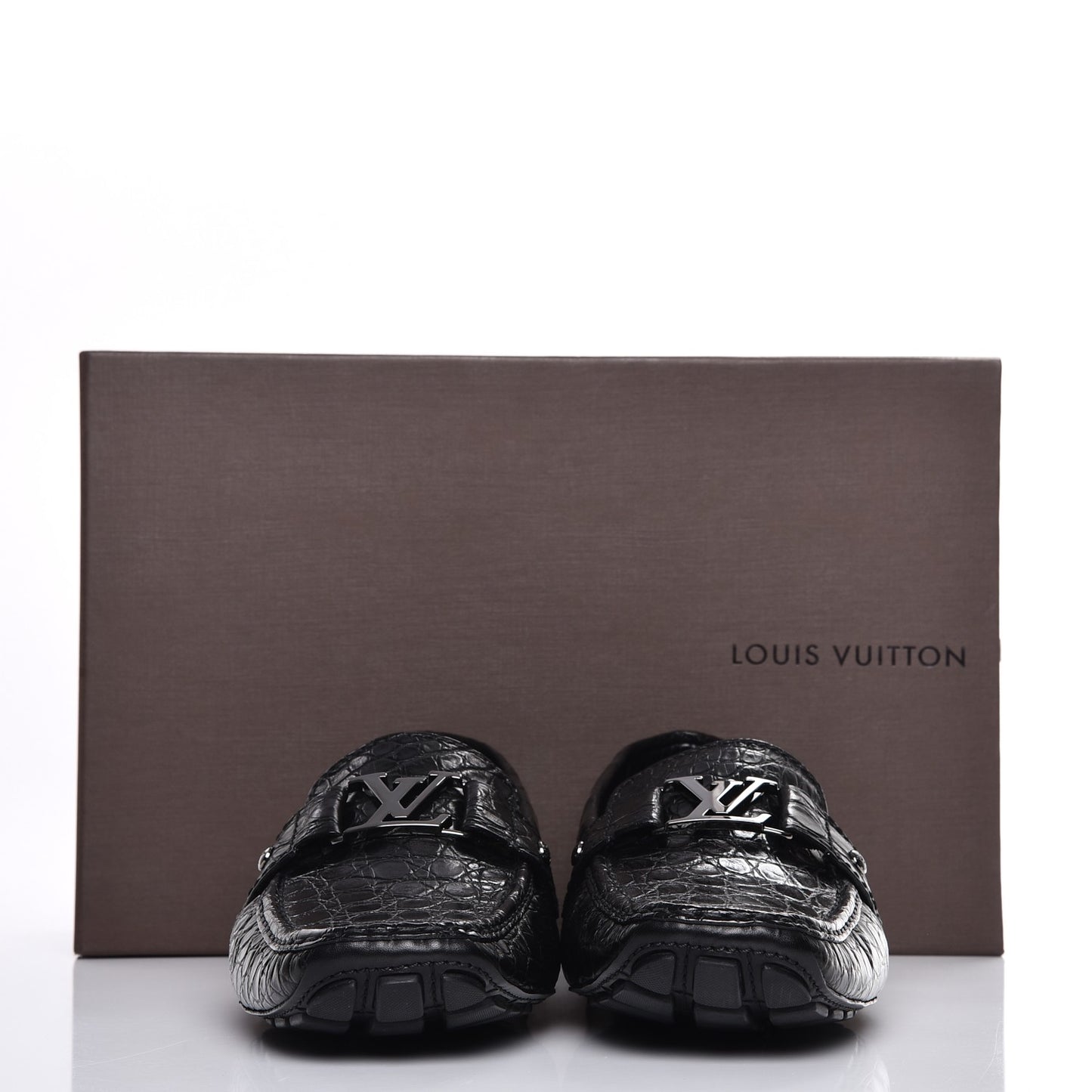 Mens Crocodile Monte Carlo Loafers 11 Black