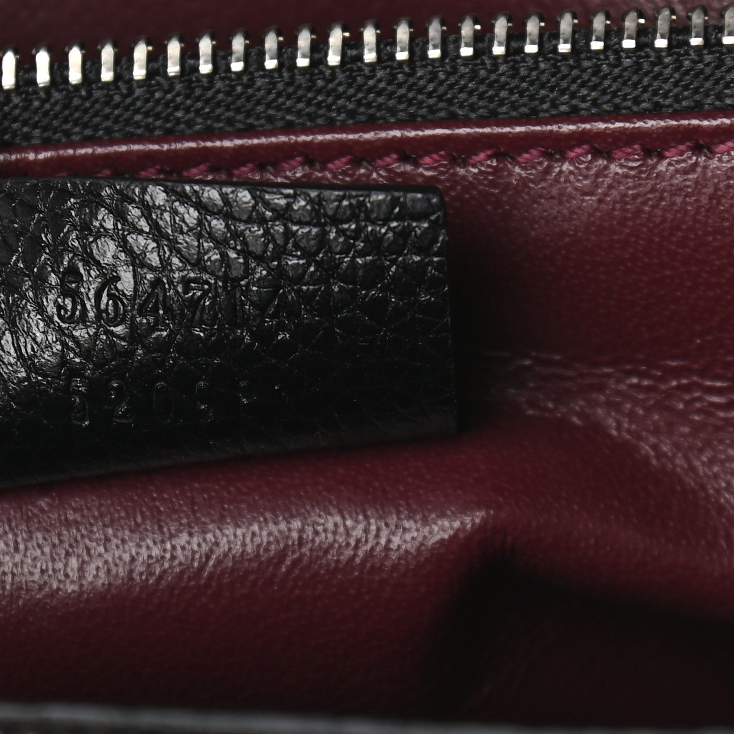 Grainy Calfskin Medium Zumi Top Handle Bag Black