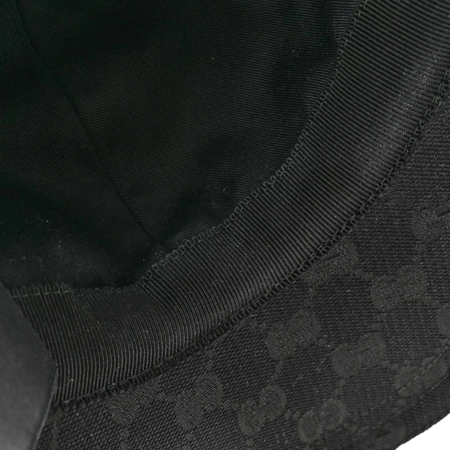 Monogram Web Baseball Hat M Black