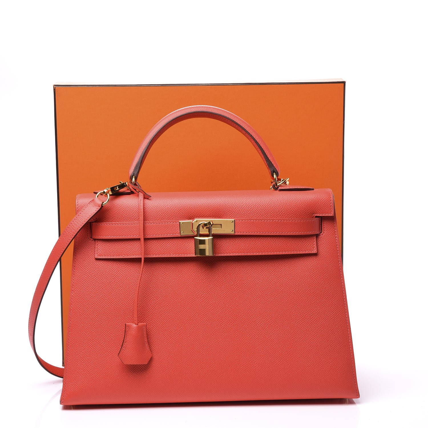 Hermes Epsom Kelly Sellier 32 Rose Jaipur 16 of 16