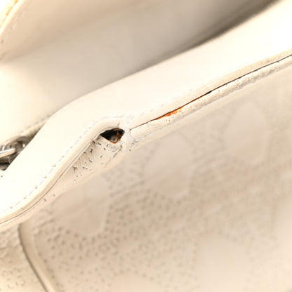 Christian Dior Lambskin Cannage Soft Lady Dior Satchel White 17 of 23