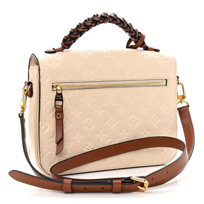 Louis Vuitton Empreinte Braided Pochette Metis Creme Beige Caramel 3 of 9