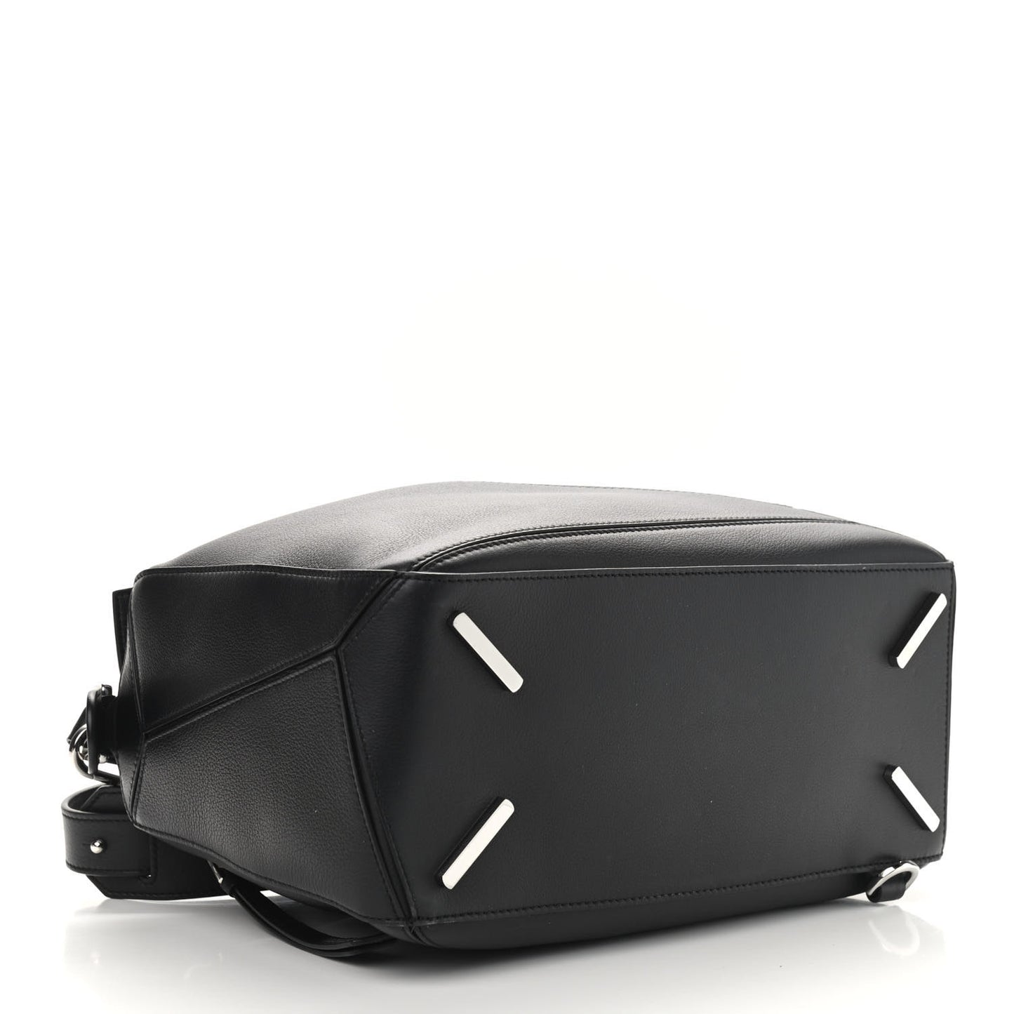 Calfskin Medium Puzzle Bag Black
