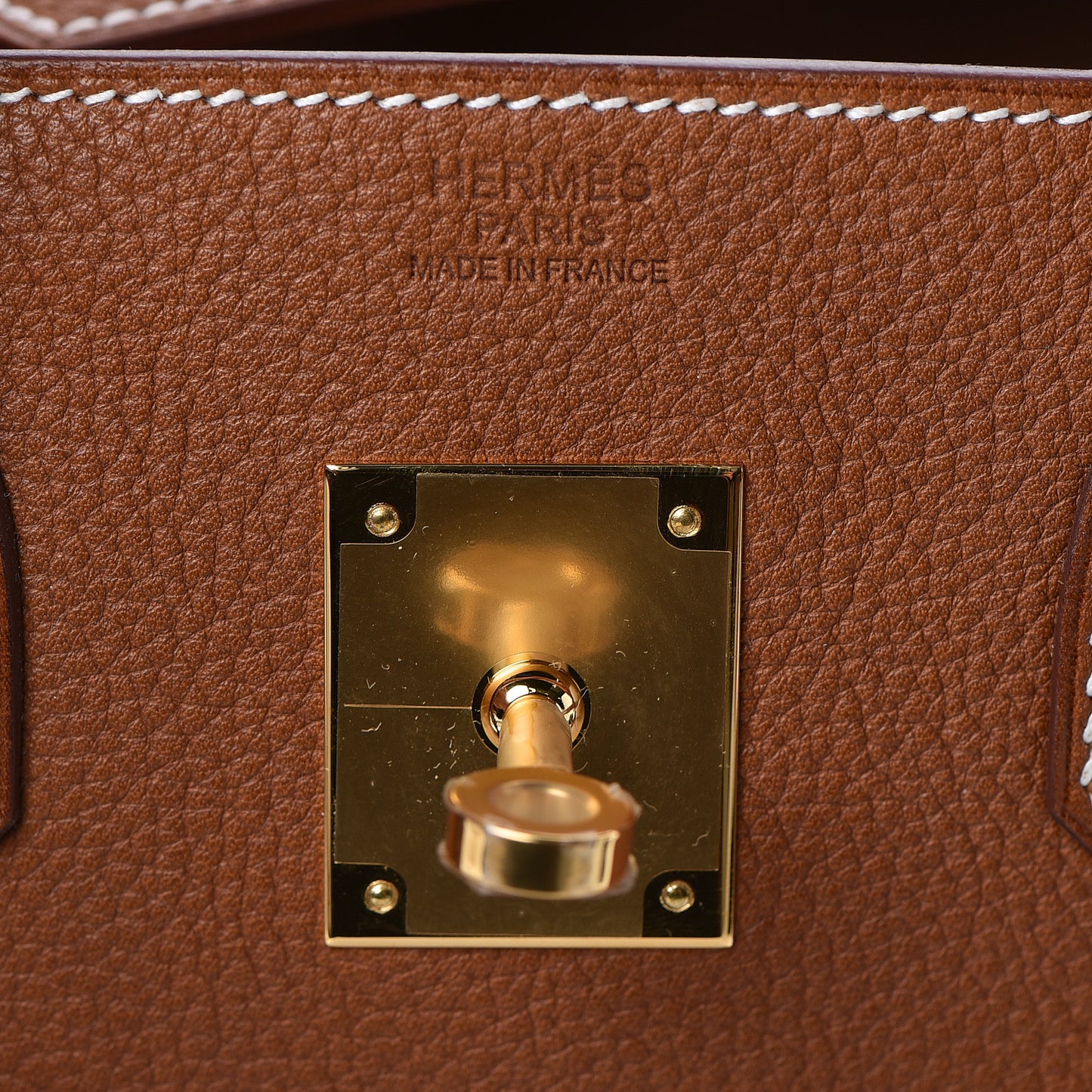 Natural Barenia Faubourg Birkin 30 Fauve