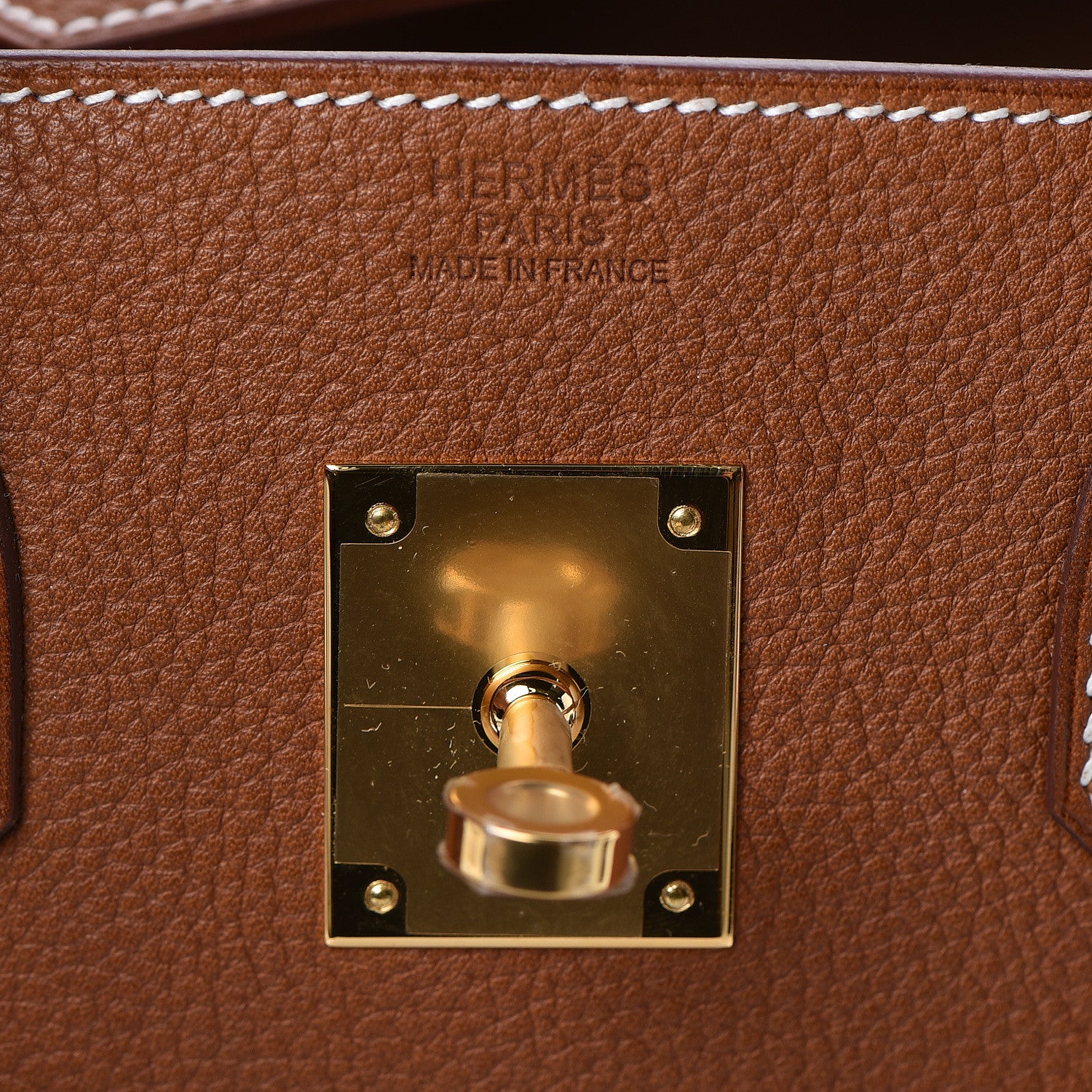 Hermes Natural Barenia Faubourg Birkin 30 Fauve 19 of 34