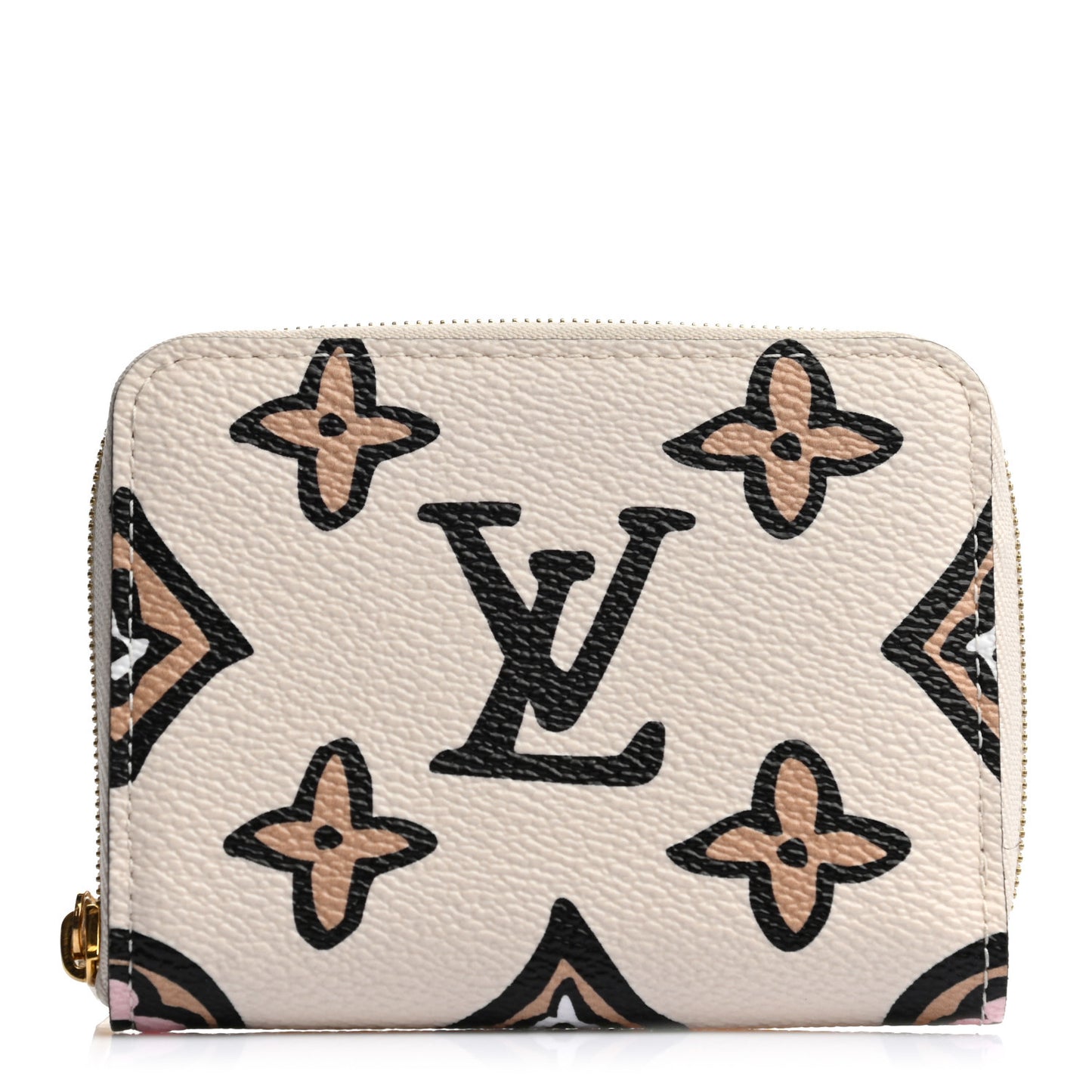 Monogram Giant Wild At Heart Zippy Coin Purse Creme