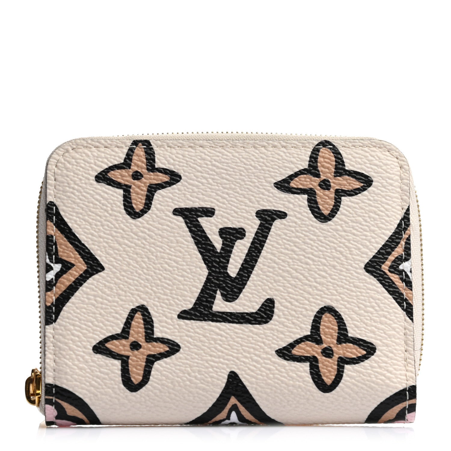 Louis Vuitton Monogram Giant Wild At Heart Zippy Coin Purse Creme 1 of 6
