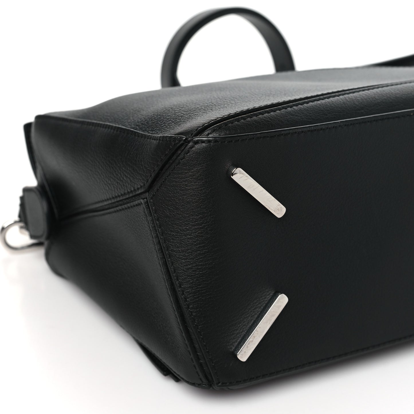 Calfskin Medium Puzzle Bag Black