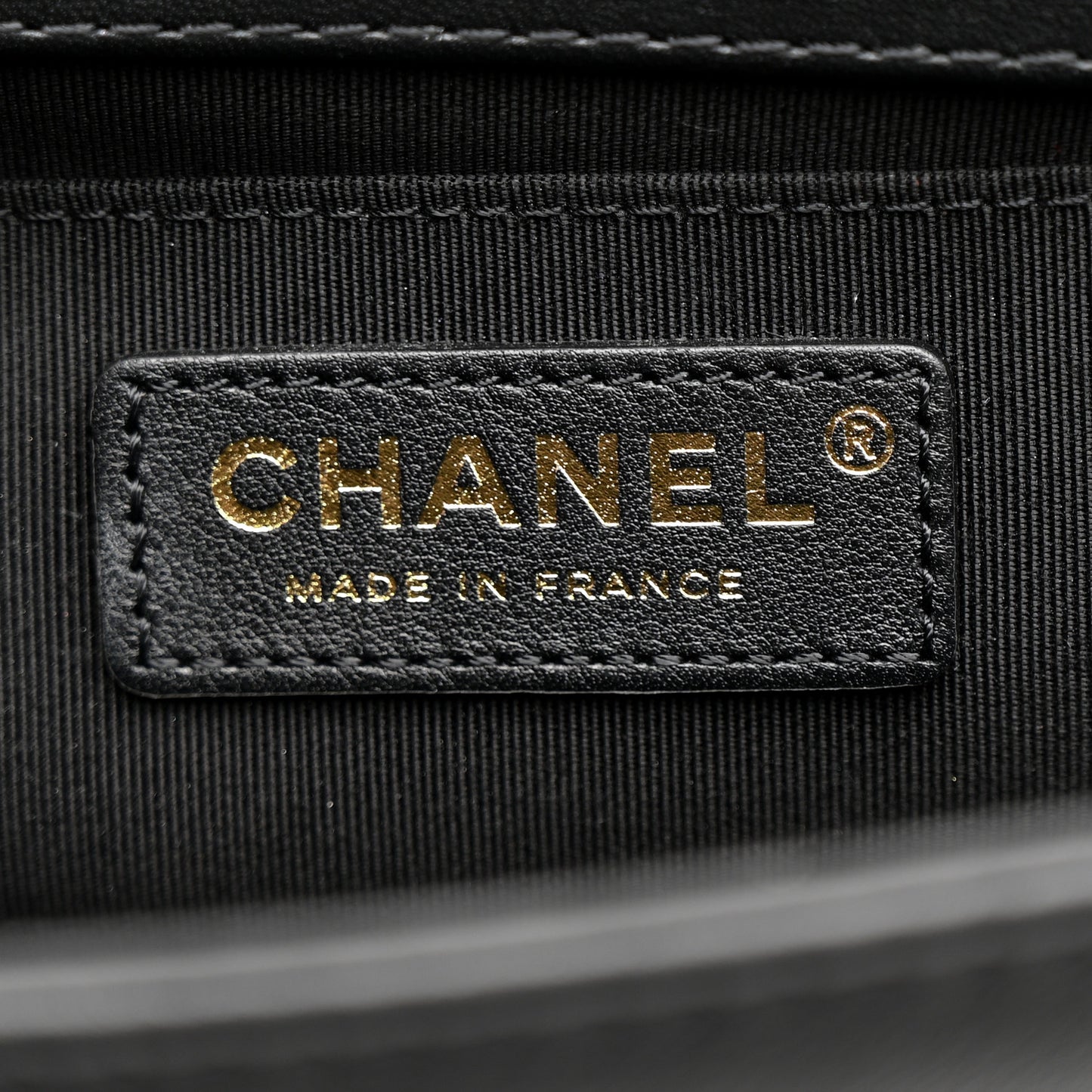 Lambskin Quilted Medium Chain Around Boy Flap Black Black