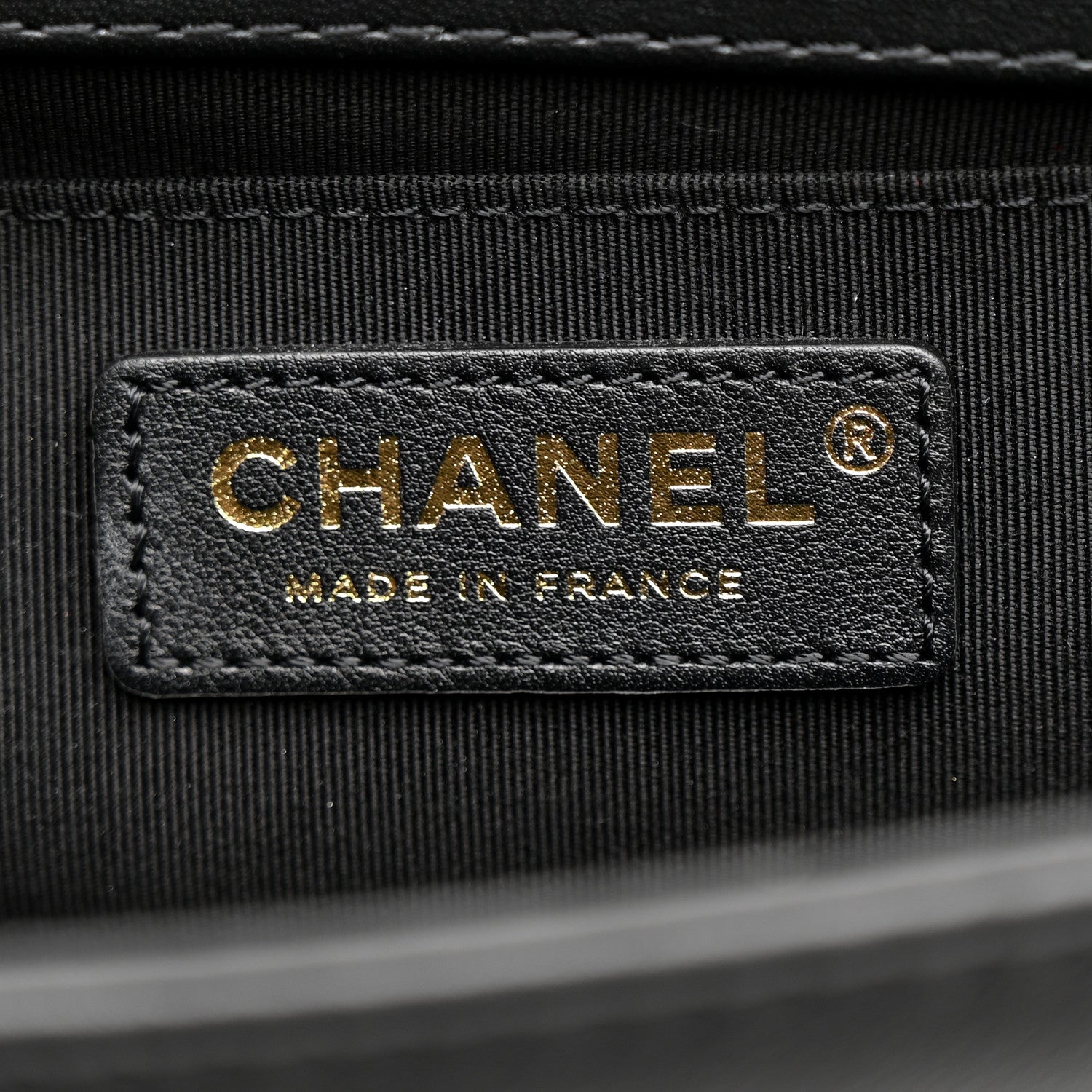 Chanel Lambskin Quilted Medium Chain Around Boy Flap Black Black 5 of 15