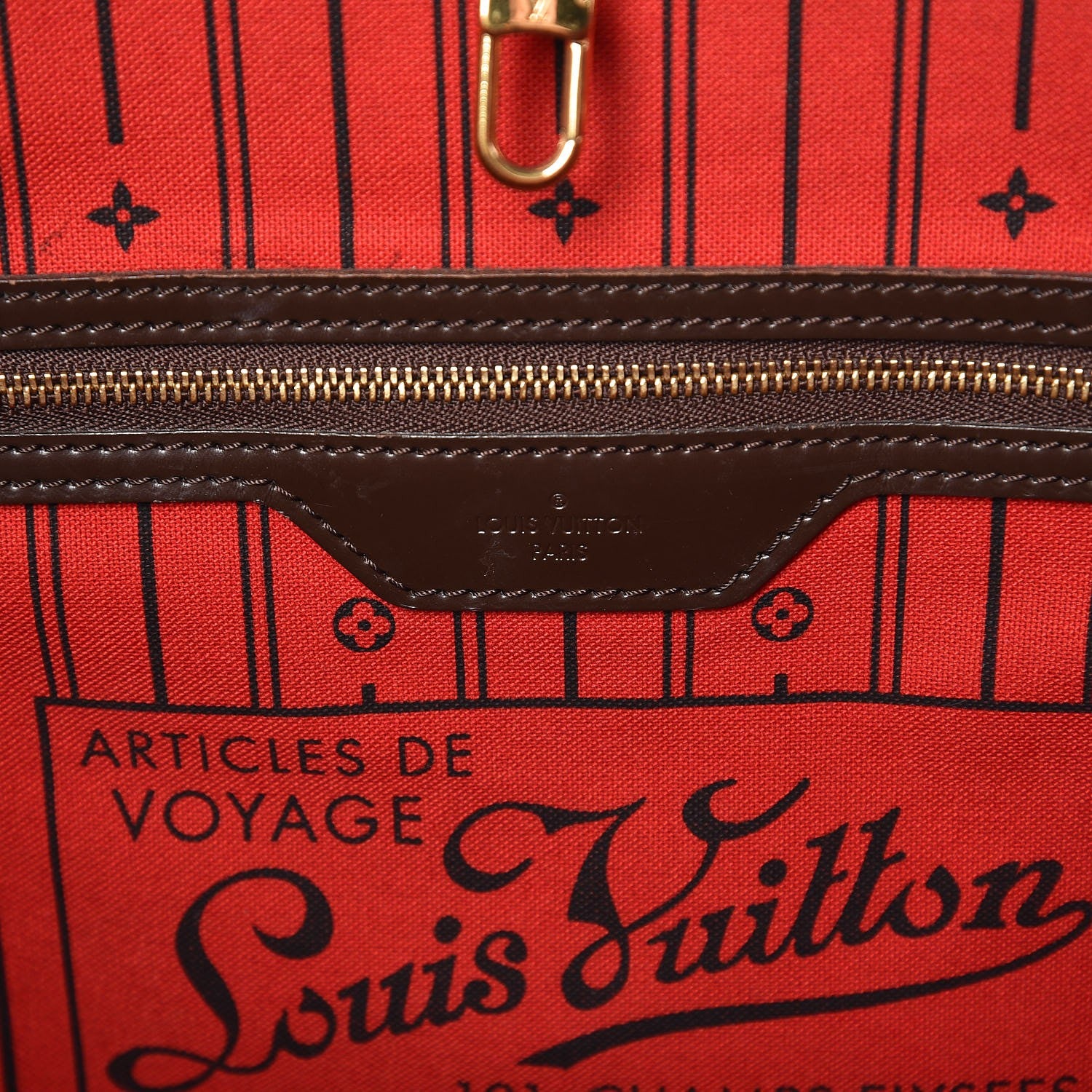 Louis Vuitton Damier Ebene Neverfull MM 18 of 31