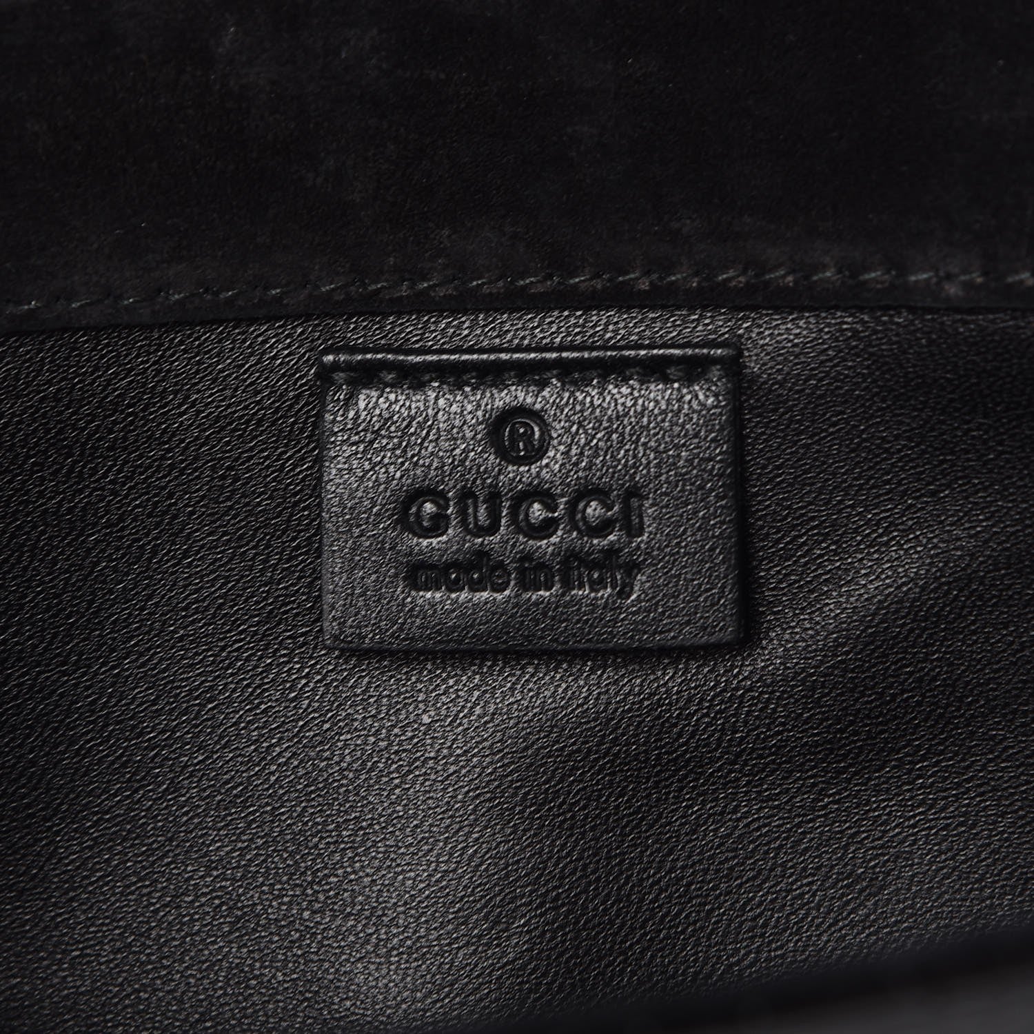 Gucci Patent Microguccissima Small Broadway Clutch Black 6 of 8