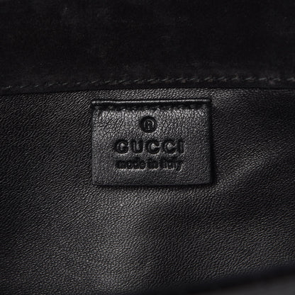 Gucci Patent Microguccissima Small Broadway Clutch Black 6 of 8