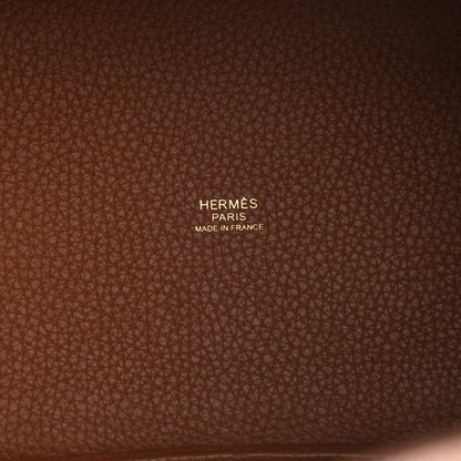 Hermes Taurillon Clemence Picotin Lock 18 PM Gold 6 of 12