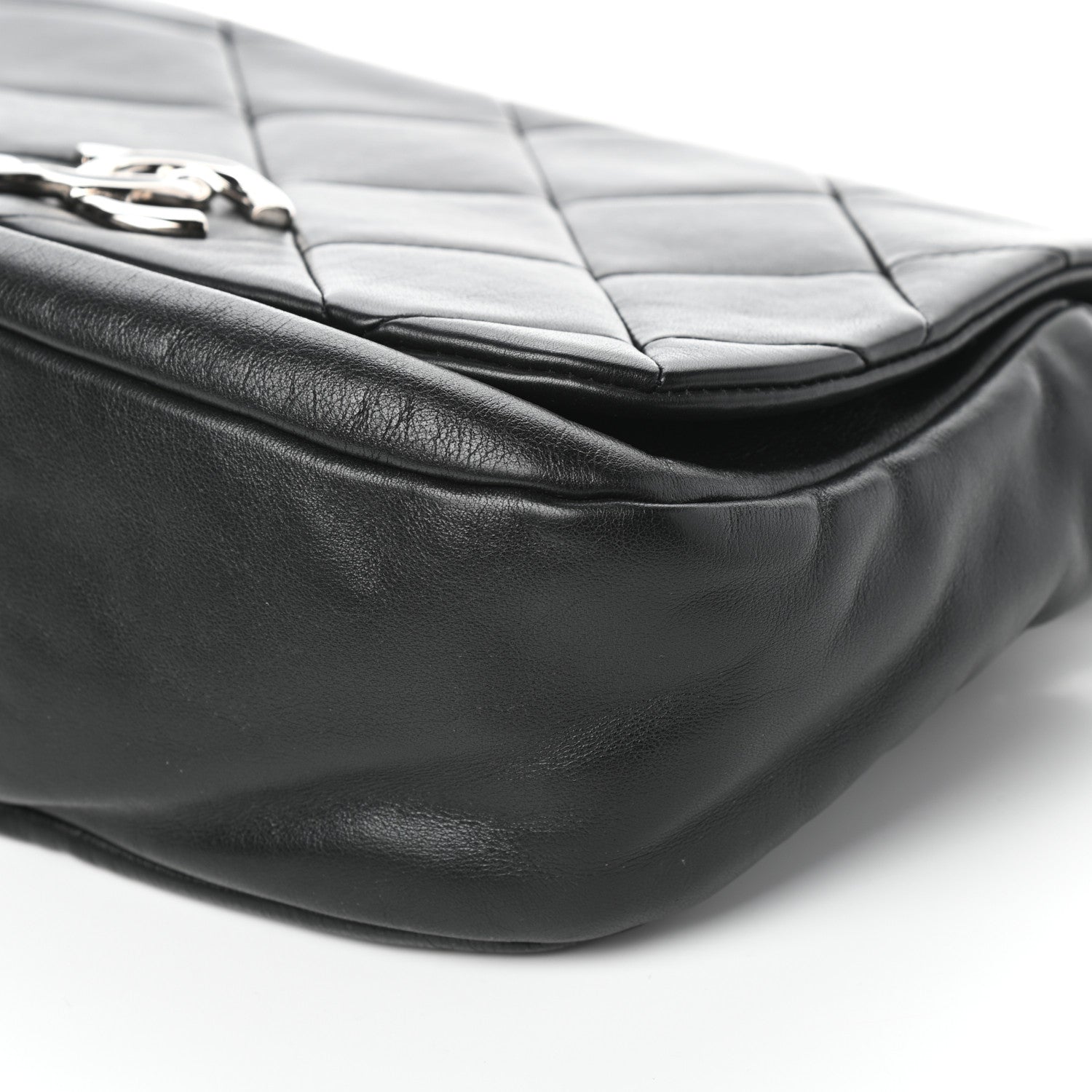 Chanel Lambskin Quilted Flap Bag Black 10 of 10