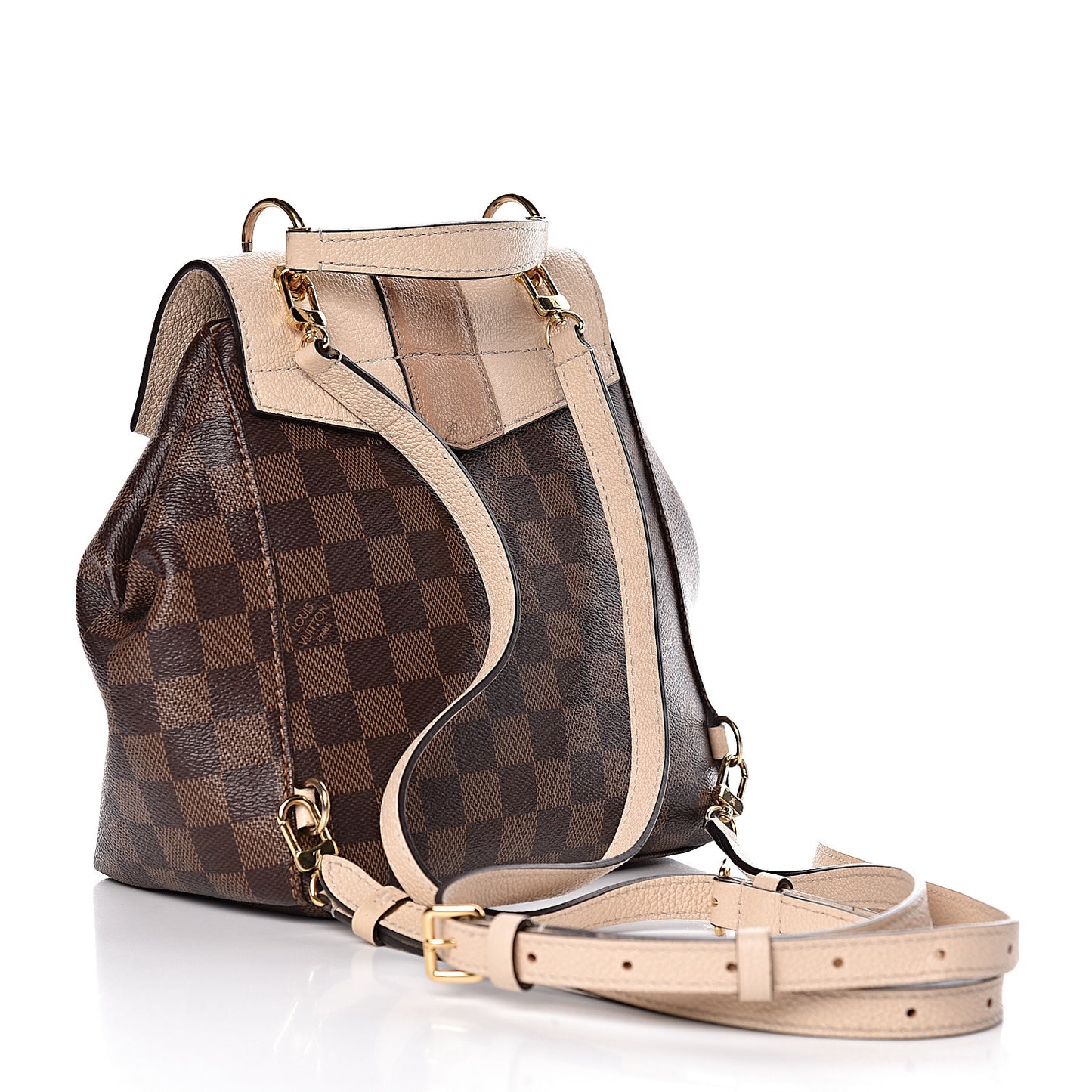 Damier Ebene Clapton Backpack Creme