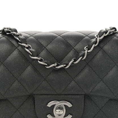 Chanel Iridescent Caviar Quilted Mini Rectangular Flap Black 8 of 10