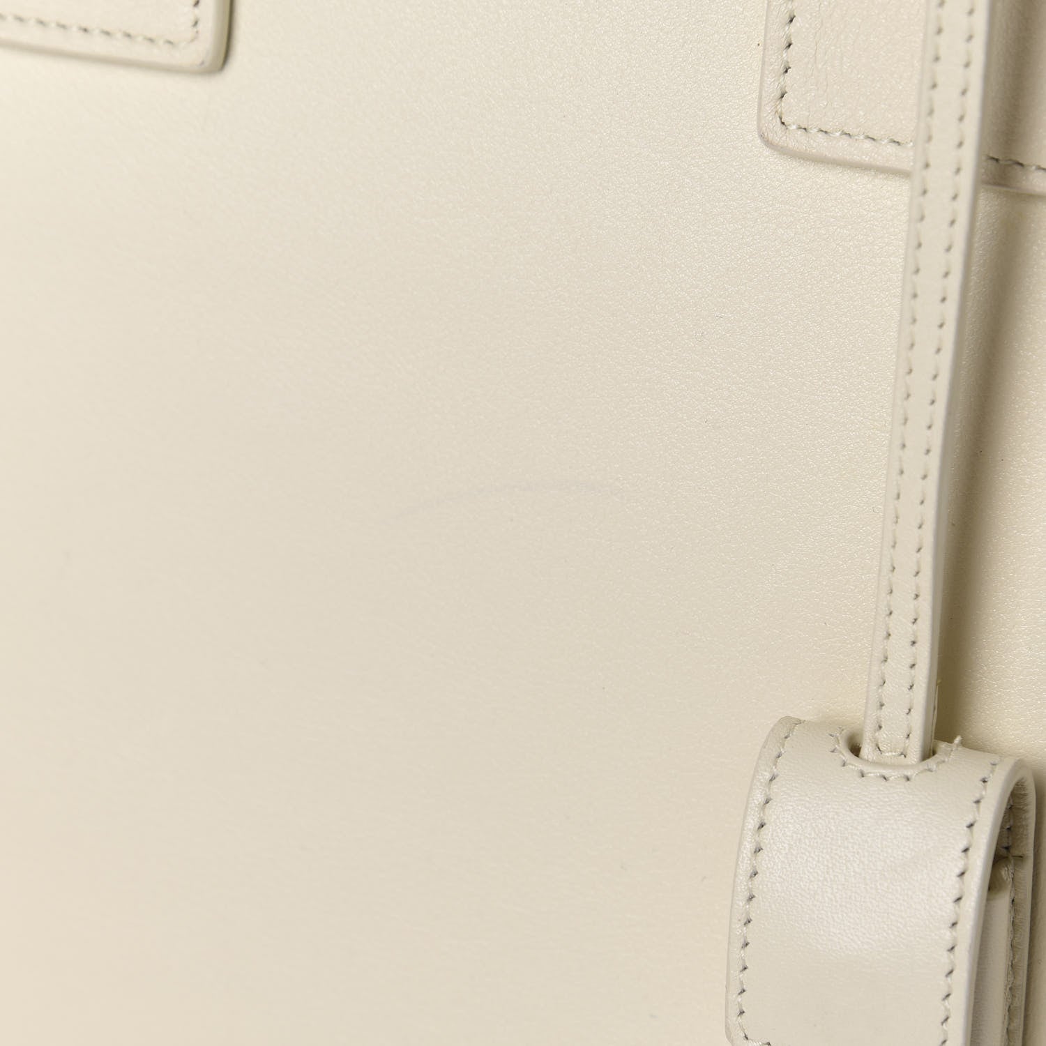 Saint Laurent Calfskin Small Sac De Jour Dove White 9 of 15