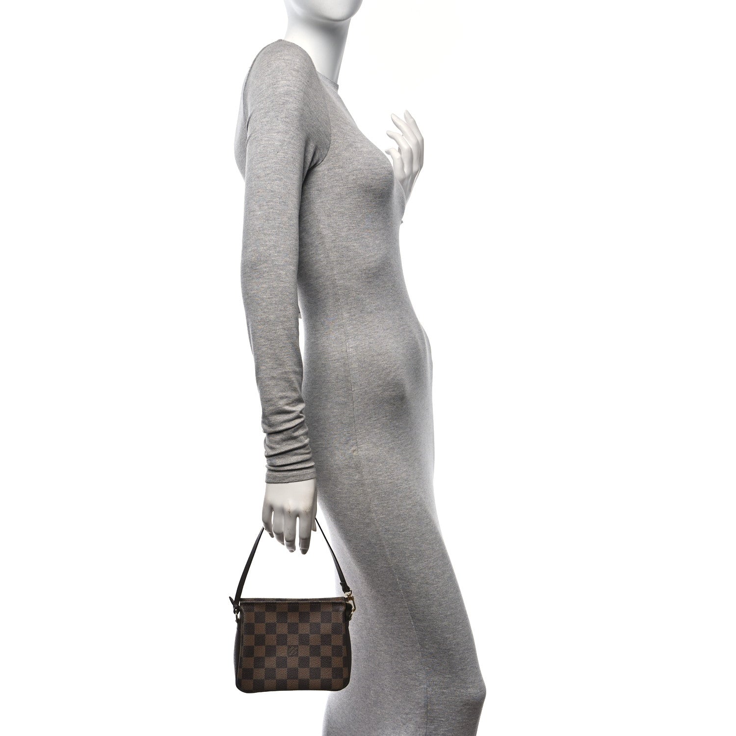 Louis Vuitton Damier Ebene Trousse Make Up Bag Pochette 2 of 10