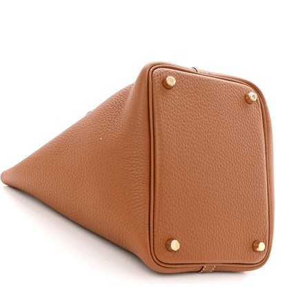 Hermes Taurillon Clemence Picotin Lock 18 PM Gold 9 of 10