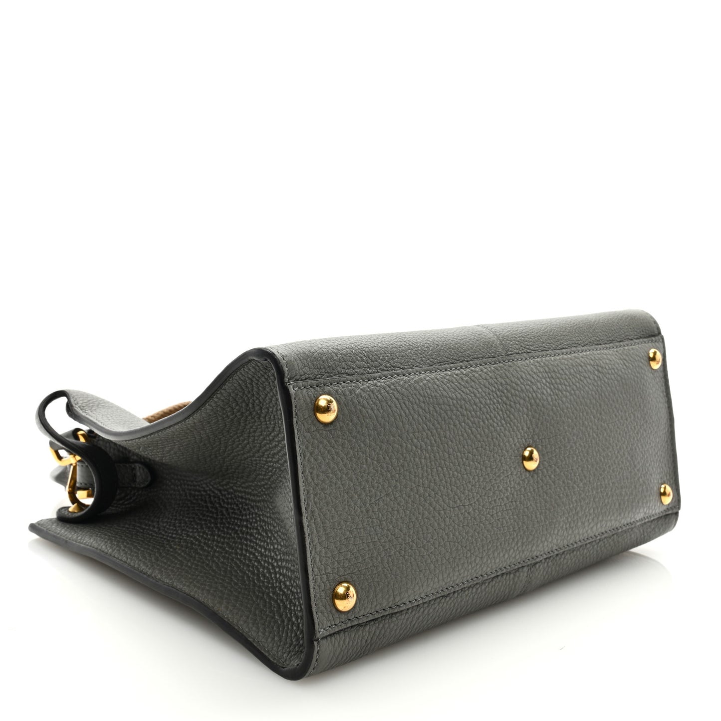 Cuoio Romano Selleria Bi-Color Medium Peekaboo X-Lite Moon Ghiaia
