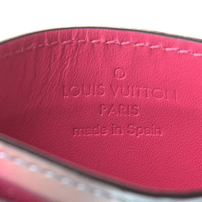 Louis Vuitton Metallic Vernis Card Holder Blue Pink 6 of 7