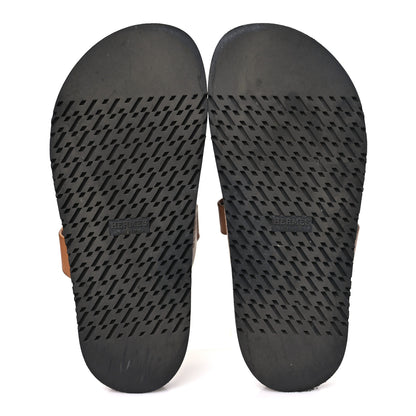 Hermes Calfskin Womens Chypre Sandals Naturel 38 Naturel 7 of 9