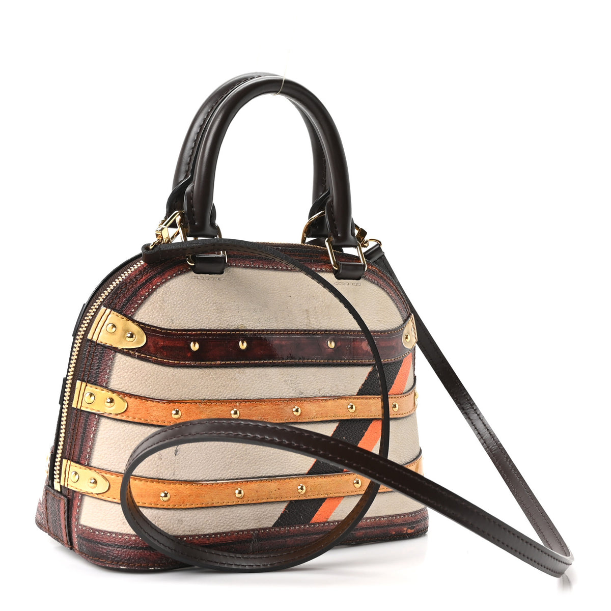 Louis Vuitton Transformed Canvas Time Trunk Alma BB Beige 3 of 9