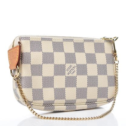 Louis Vuitton Damier Azur Mini Pochette Accessories 3 of 8