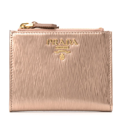 Prada Vitello Move Wallet Cipria Mordore 1 of 4