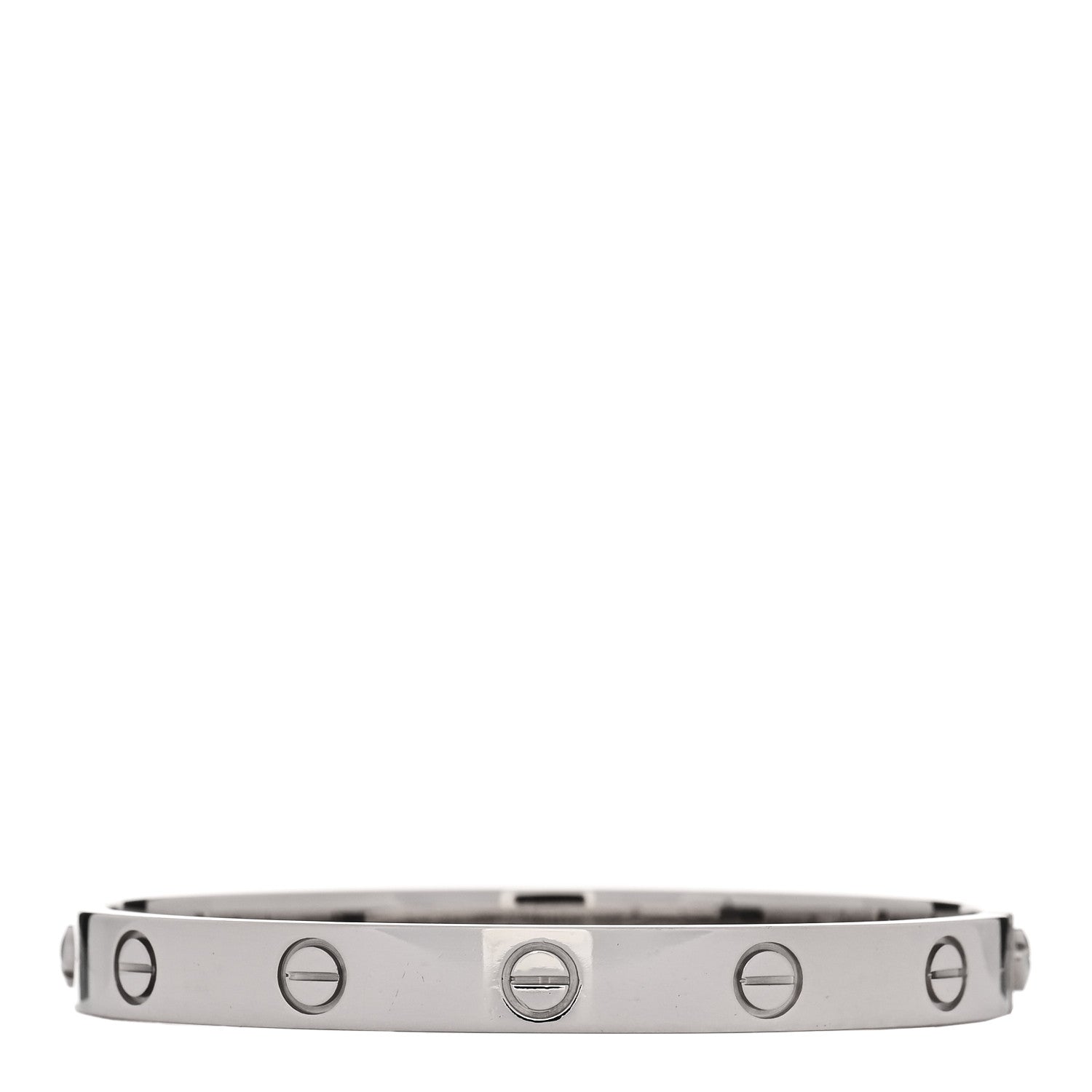 Cartier 18K White Gold LOVE Bracelet 16 1 of 8